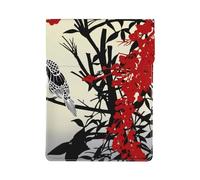 HEBSDFG songbirds Print 13-inch Laptop Sleeve, Slim Shockproof Insertion Design Leather Laptop Case Bag for Office, School, Travel
