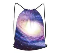 HEBSDFG Spiral galaxy Prints Drawstring Backpack for Women Men Adjustable String Bag Sackpack for Sport Gym Bags Shopping Beach, S