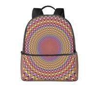 HEBSDFG spiral optical illusion Prints Lightweight School Backpack, Cute School Bag Laptop Rucksack Backpack Stylish Casual Daypacks Travel Backpack