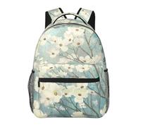 HEBSDFG Spring Dogwood Blossoms Prints School Bag Bookbag Lightweight Laptop Backpack Casual Daypack Travel Backpack for Students Boys Girls