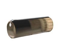 HEBSDFG Squirrel Just Laying Prints Round Pencil Case & Cosmetic Pouch, Silver Zipper Desk Stationery Organizer Leather Pencil Pouch for School Office Travel Gift