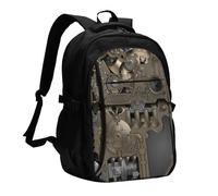 HEBSDFG Steampunk Mechanical -Gears Print Laptop Travel Backpack for Mens Womens 13-16 Inch Computer Business Backpacks for School Hiking Work Outdoor