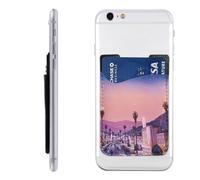 HEBSDFG The Old Hollywood Printed Phone Card Holder Wallet, Adhesive Stick on Phone Wallet Case for iPhone and Android