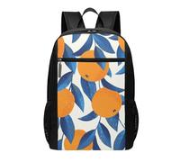 HEBSDFG Tropical Oranges Printed Travel Laptop Backpack for Men Women, Large Capacity Business Rucksack with Anti-Theft Pockets Daypack for School, Work & Outdoor