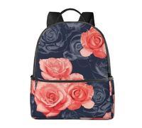HEBSDFG Watercolor monstera pattern Prints School Bag Bookbag Laptop Backpack Stylish Lightweight Backpack Travel Backpack for Kids Students Boys Girls