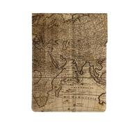 HEBSDFG world map Print 13-inch Laptop Sleeve, Slim Shockproof Insertion Design Leather Laptop Case Bag for Office, School, Travel