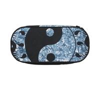 HEBSDFG Ying Yang Diagram Prints Pencil Case Cute Stationery Case Organiser with Pen Slots for School Travel Office Gifts