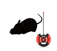 Hebudy Remote Control Rat Toys, Wireless Control Realistic Rat Mouse Moving Mice Toy for Cat Kitten Dog Pet Novelty Gift,Infrared RC Rat for Kids Children Halloween Christmas Birthday Gifts (Black)