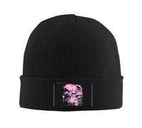 HEBUOUI Angel Dusts Tricks and Treats Helluva Knitted Hat Women's Men's Skullies Beanies Autumn Winter Hat Comedy Warm Cap Personalized for Boyfriend
