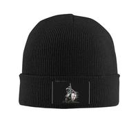 HEBUOUI Knight Templar Warrior Cap Beanie Unisex Winter Warm Bonnet Homme Knit Hats Medieval Templar Shield Cross Skull Beanies Hats Personalized for Boyfriend