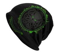 HEBUOUI The Call of Cthulhu Skullies Beanies Caps Unisex Winter Warm Knitted Hat Hip Hop Adult Lovecraft Mythos Monster Bonnet Hats Personalized for Boyfriend