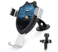 HEBVNJF Car Phone Holder Universal Lighthouse at Night Car Phone Mount for Car Dashboard Windshield Air Vent