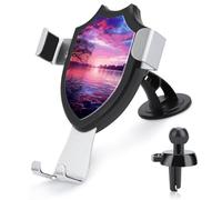 HEBVNJF Car Phone Holder Universal Purple Sunset on Water Car Phone Mount for Car Dashboard Windshield Air Vent
