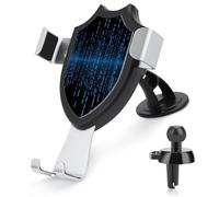 HEBVNJF Car Phone Holder Universal The Blue Binary Matrix Car Phone Mount for Car Dashboard Windshield Air Vent