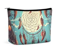 HEBVNJF Travel Makeup Bag Portable Cosmetic Bag Chinese Dragon Oil Painting Makeup Storage Bag for Women/girl, Catch Dream Net, One Size