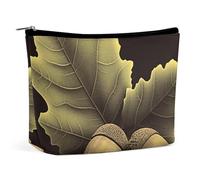 HEBVNJF Travel Makeup Bag Portable Cosmetic Bag Two Giraffes Makeup Storage Bag for Women/girl, Two acorns, One Size