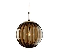 HEBXMF French Minimalist Style Pendant Light,Creative Spherical Glass Hanging Lamp Lampshade,E14 Screw Single-head Chandelier,Bar Bedside Balcony Decorative Lighting Fixtures