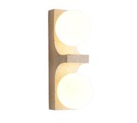 HEBXMF G4 Base Round Wall Lamp Shade, Modern Industrial Style Wall Light, Creative Yellow Travertine Glass Wall Sconce, Hallway Entryway Bedside Wall-Mounted Decorative Lighting Fixtures
