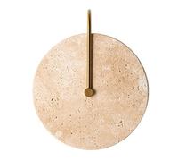 HEBXMF LED Light Source Minimalist Wall Light, Industrial Style Yellow Travertine Metal Wall Lamp, Single Head Flush Mounted Wall Sconce, Bedroom Dining Room Entryway Decoration Light Fixtures