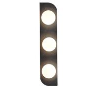 HEBXMF Modern Style Black Travertine Wall Light, G9 Light Source Glass Lampshade Wall Lamp, Flush Mount Personalized Wall Sconce, Balcony Living Room Hallway Wall Mounted Lighting Fixtures