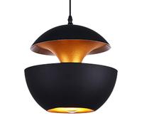 HEBXMF Nordic Industrial Style Chandelier, E27 Base Single Head Pendant Light, Personalized Iron Hanging Lamp Shade, Living Room, Dining Room and Bar Decoration Lighting Fixtures