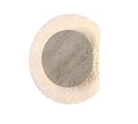 HEBXMF Personalized Single-Head Wall Light, LED Warm Light Yellow Travertine Acrylic Wall Lamp, French Industrial Style Wall Sconce, Bedside Entryway Entrance Decorative Light Fixtures