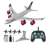 HEBXMF RC Airplane Remote Control Passenger Aircraft Drone Toy RC Airliner Four Motor RC Plane 2.4GHZ Remote Control Airplane EPP Foam Drop Resistant RC Aircraft Toy Gift