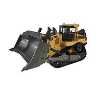 HEBXMF RC Truck RC Excavator, Bulldozer Toy, Remote Control Car 1: 16 Metal Powered Jumbo Grand Bulldozer Tractor Remote Control Model Toys Vehicle For Boys Kids Gift