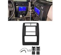 HECASA Double Din Dash Kit W/Wiring Harness Compatible with 2003-2006 Jeep Wrangler TJ Radio Dash Bezel