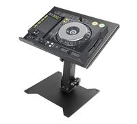 HECASA Foldable DJ Laptop Stand, Adjustable DJ Stand for Mixer and Controller, 36in Height, Sound Equipment, Workstation, Gaming & Home Use, Heavy Duty Steel