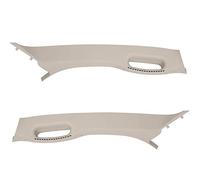 HECASA Front Left & Right A Pillar Grab Handle Molding Trim Compatible with 2002-2010 Dodge Ram 1500 2500 3500 Pickup Truck (You May Receive Two Packages Separately)