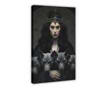 Hecate And Her Hounds Art Print - Greek Goddess Mythology-1