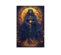 Hecate Goddess of Witchcraft Poster Artworks Canvas Poster Wall Art Prints Home Modern Decor 12x18inch(30x45cm)