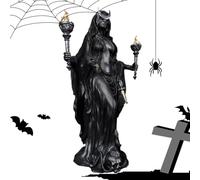 Hecate Greek-Goddess Statue - The Witch of The Night Resin Sculpture | Underworld Hekate Light-Bringer | 6.3 Inch Gothic Art and Halloween Witch Decor Piece for Parties, Homes, and Gardens