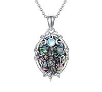 Hecate Necklace Sterling Silver Hekate Necklace Triple Moon Goddess Hecate Jewellery Pagan Gifts for Women