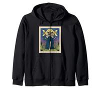 Hecate Triple Moon Goddess Hekate Wheel Witch Tarot Card Zip Hoodie