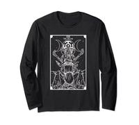 Hecate Triple Moon Goddess Witch Hekate Wheel Tarot Card Long Sleeve T-Shirt