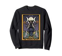 Hecate Triple Moon Goddess Witch Hekate Wheel Tarot Card Sweatshirt