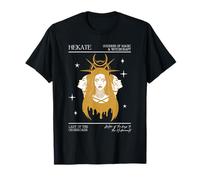 Hecate Triple Moon Goddess Witch Hekate Wheel Tarot Card T-Shirt