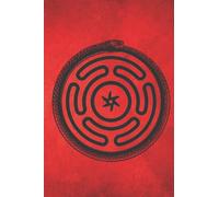 Hecate Wheel Red 90 Day Shadow Journal: 6x9 soft cover 200 Pages Tarot Sigil Spell Book Journal