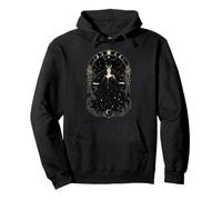Hecate - Witchy Celestial Gr oddess, Dark Fantasy Pullover Hoodie