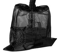 Hecaty 24" x 26" Upgrade Large Pump Barrier Bag, Pond Pump Filter Bags, Black Media Bag for Pond Filter (Black, 18" x 19")
