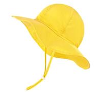 HECCEI Baby Sun Hat DryShade, UPF 50+ Toddler Sun Protection Adjustable & Breathable Swim Hat, Summer Essential for Beach, Pool & Outdoor Yellow