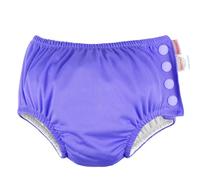HECCEI Baby Swim Diapers Reusable Soft Swim Nappy Leak-Proof Design for Swimming Lessons/Pool/Beach (Purple, 0-6 Months)