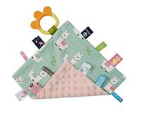 HECCEI Taggies For Babies, Baby Comforter Taggy Blanket