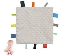 HECCEI Taggies For Babies, Baby Comforter Taggy Blanket