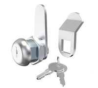 Hecfu 1 Pcs Tool Box Lock, 5/8" Cam Lock Keyed Alike, Mailbox Lock Replacement, Cabinet Lock with Keys Secure File File Drawer RV Truck Toolbox, Zinc Alloy