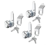 Hecfu 3 Pack Cabinet Lock Mailbox Locks, 5/8" Cam Lock Keyed Alike, Secure Drawer RV Storage Locks Truck Tool Box Lock Replacement, Zinc Alloy