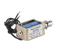 Hechen solenoid electromagnet HS-1039 DC24V 25N 10mm stroke pull type open frame door lock