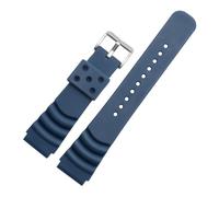 HECHENBAO 20 22mm Silicone Watchband Compatible With SKX007/SRPA21J1 SBBN013 SRP601J1 No. 5 Water Sport Wristbands Strap Suitable For Daily Wear(Blue,24mm)